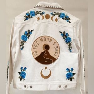 Rue De Seine “Moon & Back” Denim Jacket